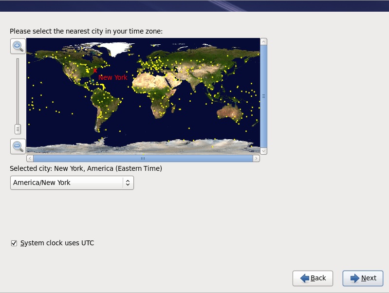  time zone option tab. Choose your appropriate timezone. 