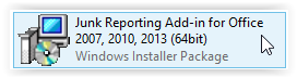 Junk Reporting Add-In Download Icon 