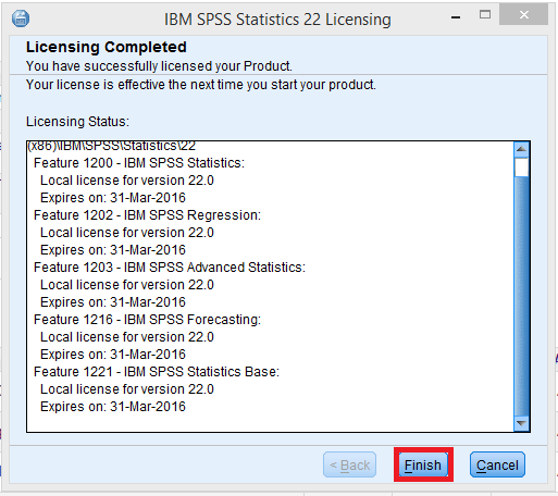 spss 22 authorization code and license code free