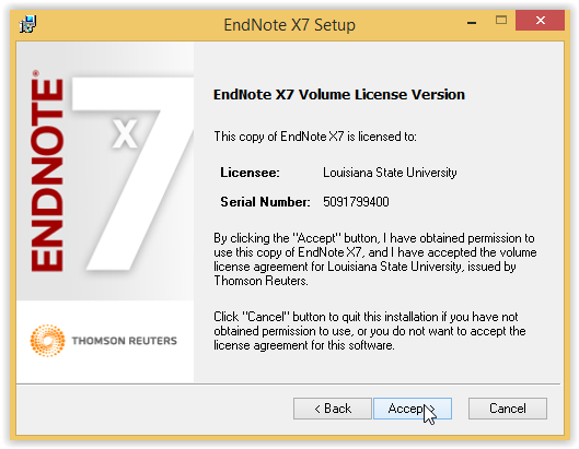 Download endnote x7