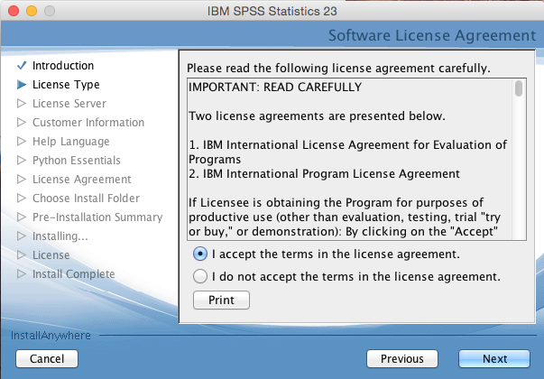 install spss on mac from on the hub purchase