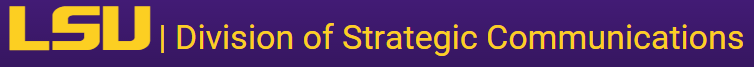 LSU Division of Strategic Communications logo