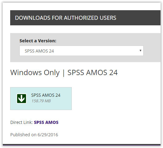 spss amos download in tigerware