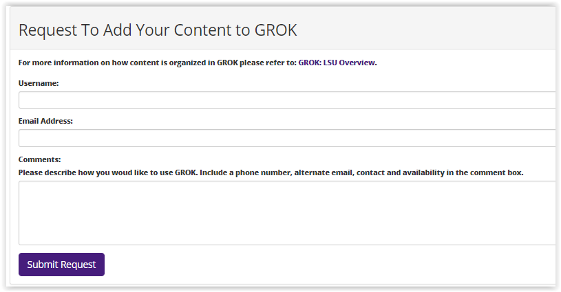 using the grok article request page 