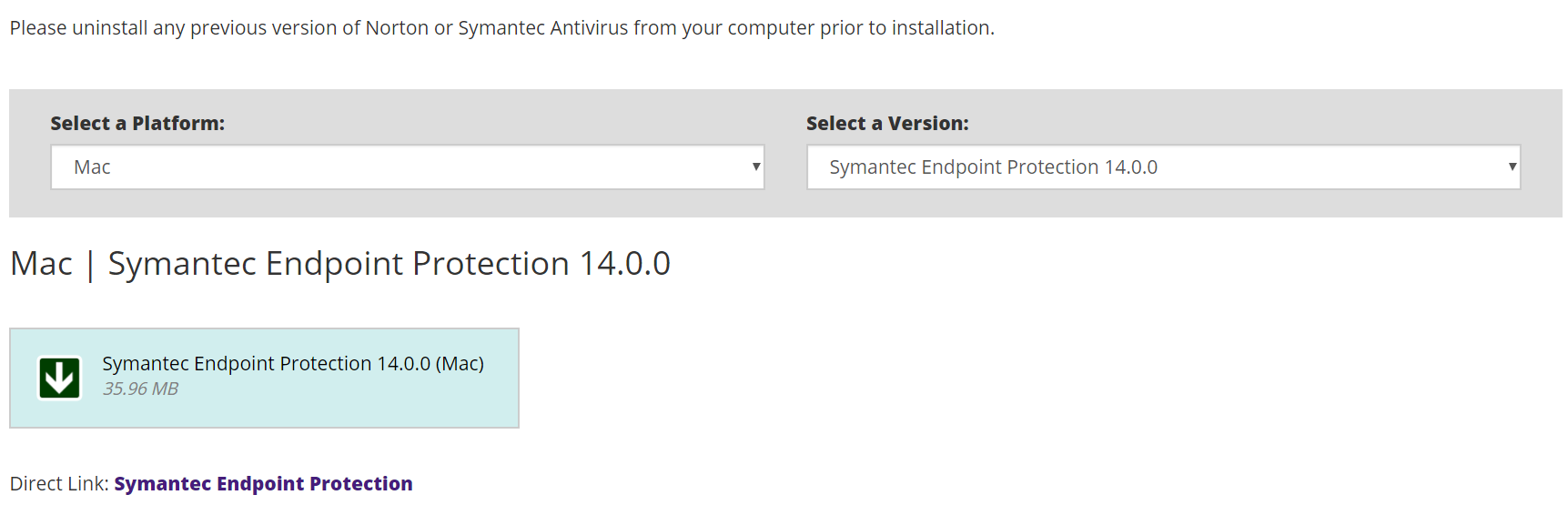 Symantec For Mac Uninstall