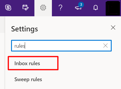 inbox rules link